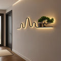 The Zen Flow Illuminated Wall Shelf